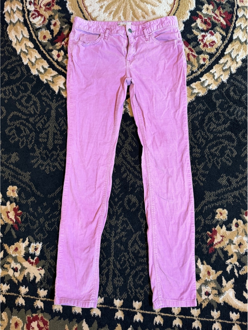 Free people lilac Purple corduroy Skinny Jeans